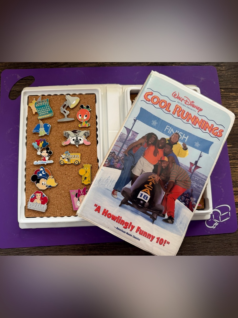 🏁❄️ Vintage Disney Cool Runnings VHS Pin Board ❄️🏁